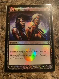 Go for the Throat Mirrodin Besieged Foil - Image 1