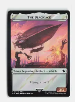 The Blackjack // The Monarch Token (Surge Foil) Commander: FINAL FANTASY MTG NM - Image 1