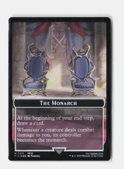 The Blackjack // The Monarch Token (Surge Foil) Commander: FINAL FANTASY MTG NM - Image 2