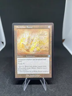 MTG - (Schematic) SWIFTFOOT BOOTS - The Brothers' War Retro Artifacts (U) - Image 1