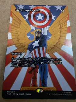 Steelshaper's Gift (Borderless) Marvel Universe Eternal-Legal Regular - Mtg - Image 1