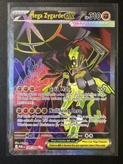 Pokemon Perfect Order ME03 Mega Zygarde EX 104/088 Full Art Holo - Image 1