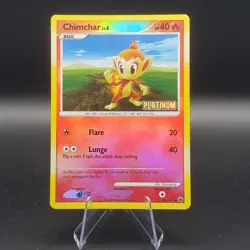 Chimchar - 56/100 - Stamped Reverse Holo - Platinum - Burger King Promo - LP - Image 1