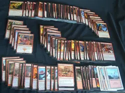 Free shipping! Magic the Gathering Red 200 card collection- 175 + 25 mana - Image 1