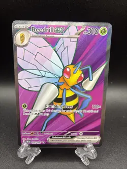 BEEDRILL EX 098/086 CHAOS RISING POKEMON (FULL ART, NM) - Image 1