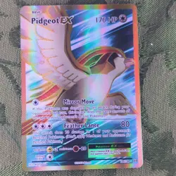 Pokemon TCG Pidgeot EX Full Art Ultra Rare Holo Evolutions 104/108 170 HP - Image 1