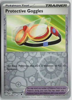 Protective Goggles 164/165 Uncommon 151 Pokemon Reverse Holo Near Mint - Image 1
