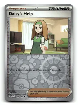 Daisy's Help 158/165 Uncommon 151 Pokemon Reverse Holo NM - Image 1