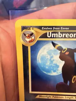 Umbreon 13/75 Neo Discovery Holo Rare Unlimited WOTC Pokemon TCG SWIRL!!! - Image 2