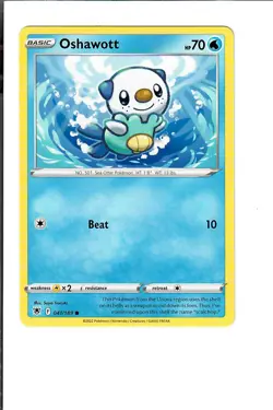 Oshawott 041/189 Common Astral Radiance Pokemon Near Mint - Image 1
