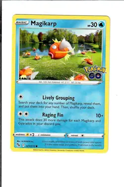 Magikarp 021/078 Common Pokemon GO Pokemon Near Mint - Image 1