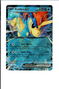 Keldeo ex 030/086 Holo Double Rare White Flare Pokemon Holo Near Mint - Image 1