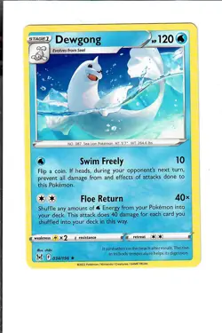 Dewgong 034/196 Rare Lost Origin Pokemon Near Mint - Image 1