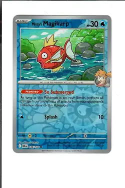 Misty's Magikarp 048/182 Common Destined Rivals Pokemon Reverse Holo Near Mint - Image 1