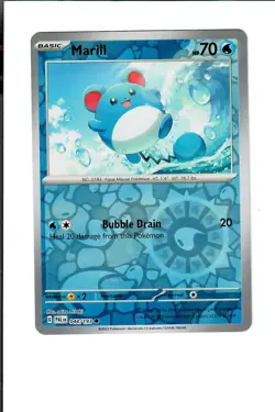 Marill 044/193 Common Paldea Evolved Pokemon Reverse Holo Near Mint - Image 1