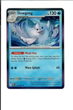 Dewgong 019/088 Rare Perfect Order Pokemon Holo Near Mint - Image 1