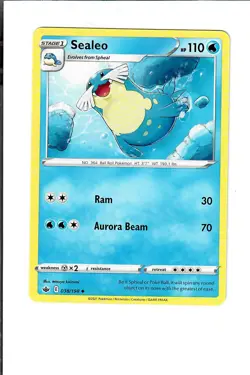 Sealeo 038/198 Uncommon Chilling Reign Pokemon Near Mint - Image 1