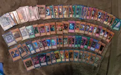 Yu-Gi-Oh VINTAGE CARD BUNDLE 1996 Lot Secret Super Rares Played/Damaged - Image 1