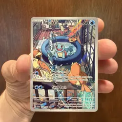 Squirtle SV07 Stellar Crown 148/142 Illustration Rare Holo English HP 60 - Image 1