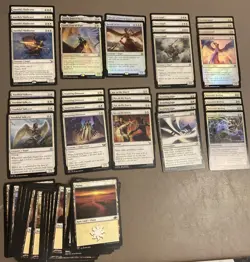 Mono White Angels Standard Legal MTG Custom 60 Card Deck Magic The Gathering - Image 1