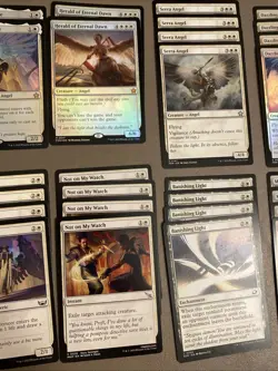 Mono White Angels Standard Legal MTG Custom 60 Card Deck Magic The Gathering - Image 3