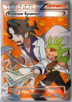 Professor Sycamore 114/114 Ultra Rare Steam Siege Pokemon Near Mint - Image 1