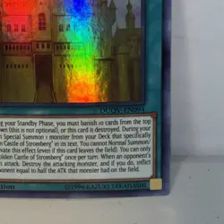 Golden Castle of Stromberg DUOV-EN094 Ultra Rare 1st Ed NM Yugioh TCG - Image 4