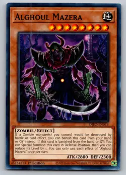 Alghoul Mazera DIFO-EN014 Common / Short Print Dimension Force Yu-Gi-Oh NM - Image 1