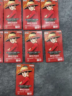 One Piece CCG Carrying On His Will Booster Pack OP13 English 13 PACKS SEALED - Image 4