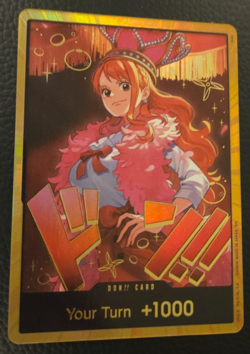 Gold DON!! Nami EB03 One Piece Heroines Edition Card - Image 1