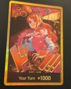 Gold DON!! Nami EB03 One Piece Heroines Edition Card - Image 2