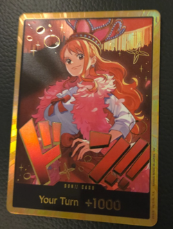 Gold DON!! Nami EB03 One Piece Heroines Edition Card - Image 3