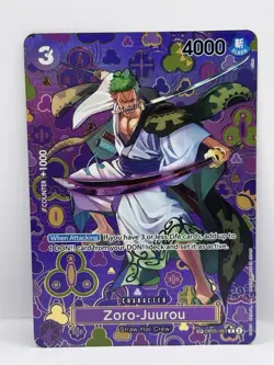 Zoro-Juurou OP05-067 OP09 SP Alternate Art One Piece Emperors in the New World - Image 1