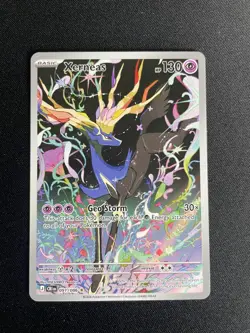 Pokemon Xerneas 091/086 Chaos Rising Illustration Rare IR Holo Secret Card NM - Image 1