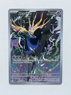 Pokemon TCG Xerneas Illustration Rare Full Art Holo 091/086 Chaos Rising NM - Image 1
