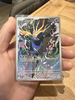 Pokemon TCG Xerneas Illustration Rare Full Art Holo 091/086 Chaos Rising NM - Image 2