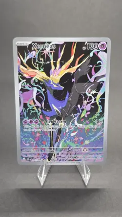 Pokemon TCG Xerneas 091/086 Illustration Rare Full Art Holo Chaos Rising NM - Image 1