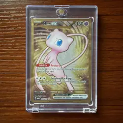 Mew ex - (151 Metal Card) 205/165 Sv: Scarlet & Violet 151 Promo - Image 1