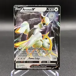 Arceus V 122/172 Metal Card Brilliant Stars Ultra Premium Collection Pokemon - Image 1