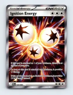 NM Ignition Energy 124/094 ME02: Phantasmal Flames Ultra Rare Pokemon Card - Image 1