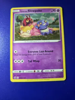 Pokemon Galarian Slowpoke SWSH126 Promo Holo Sword & Shield Card - Image 3