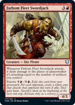 Fathom Fleet Swordjack - Commander Legends #177/361 MTG Magic The Gathering - Image 1