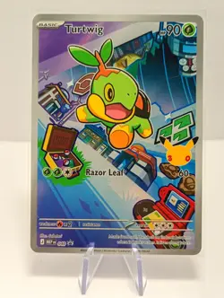 Turtwig - 040 Mega Evolution Promo MEP Holo Promo First Partner Pokemon NM - Image 1