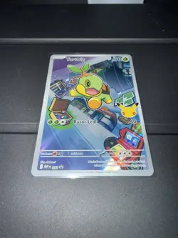 Pokemon Turtwig MEP 040 Mega Evolution Black Star Promo Illustration Rare NM/M - Image 1