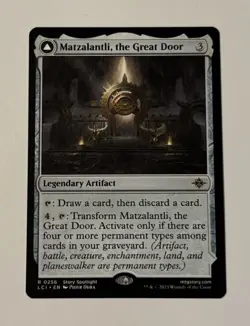 MTG Matzalantli, the Great Door The Core - The Lost Caverns of Ixalan LP - Image 1