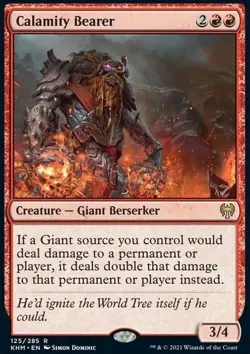 MTG Magic the Gathering Calamity Bearer (125/461) Kaldheim NM - Image 1