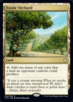 Exotic Orchard - Commander 2019 #242/302 MTG Magic The Gathering - Image 1
