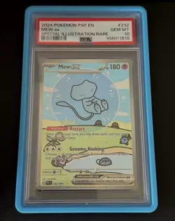 Pokemon TCG - Mew EX 232/091 - Paldean Fates Bubble Mew - SIR - PSA 10 GEM MINT 820650853203 - Image 1
