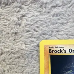 Brock's Onix 21/132 Gym Heroes Unlimited Rare Regular English 2000 HP 70 - Image 3