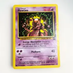 Pokemon TCG Mewtwo 14/53 Black Star Promo Regular, 1995-96-98 #150 - Image 1